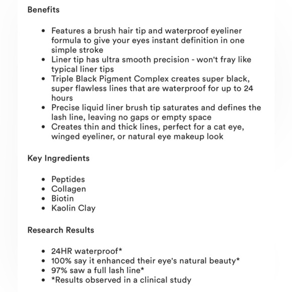 It Cosmetics Superhero Liner in Super Black - Picture 8 of 11